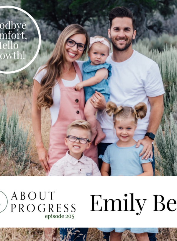 Goodbye Comfort, Hello Growth || with Emily Bell