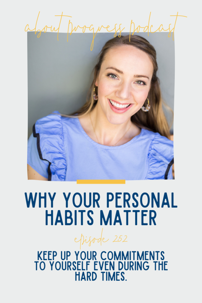 Why Your Personal Habits Matter