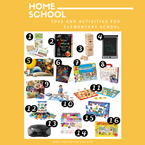 Homeschool Toys and Activities for Elementary