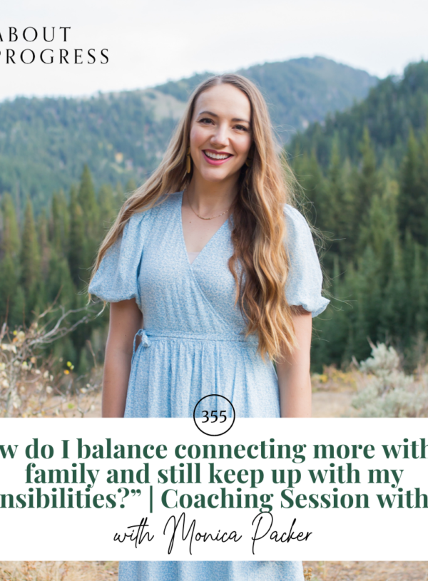 “How do I balance connecting more with my family and still keep up with my responsibilities?” | Coaching Session with Kelly