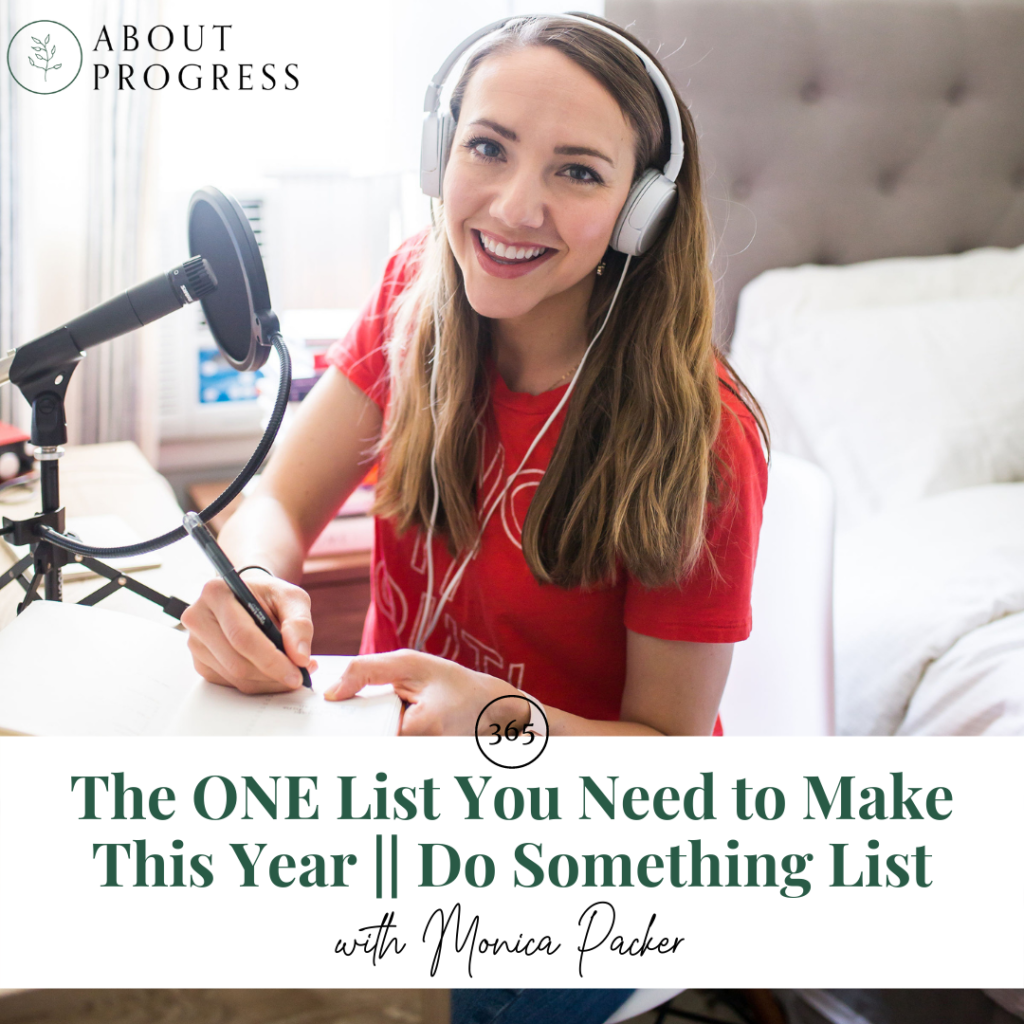 The ONE List You Need to Make This Year || Do Something List 
