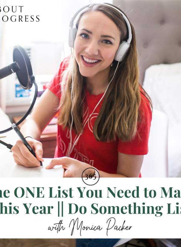The ONE List You Need to Make This Year || Do Something List